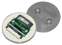 Morris Minor Pickup Series II 1953-54 Round Fridge Magnet